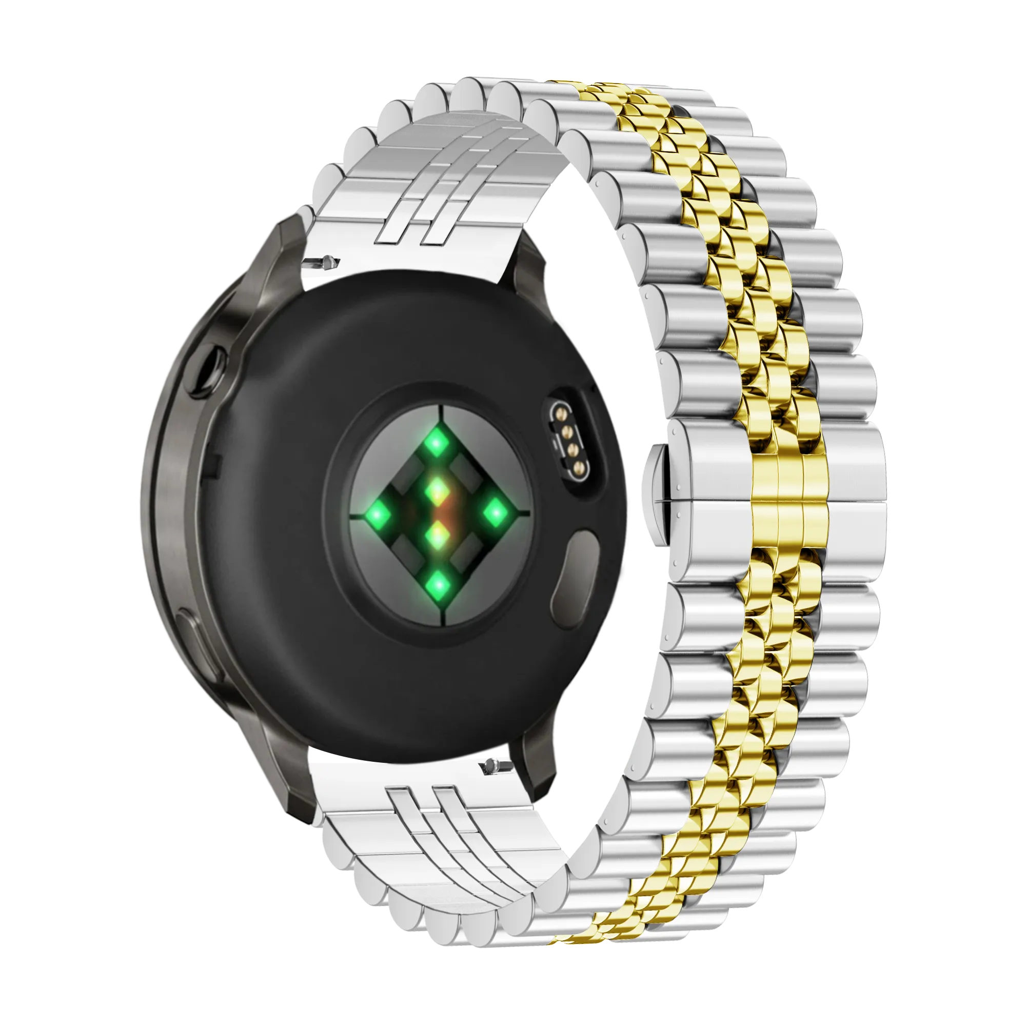 Bandz Garmin Venu 3s Stahlarmband 'Jubilee' (Silber/Gold)