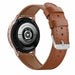 Uhrenarmband Leder 20mm - Schnellverschluss (schlichtes Braun)