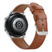 Uhrenarmband Leder 22mm - Schnellverschluss (schlichtes Braun)