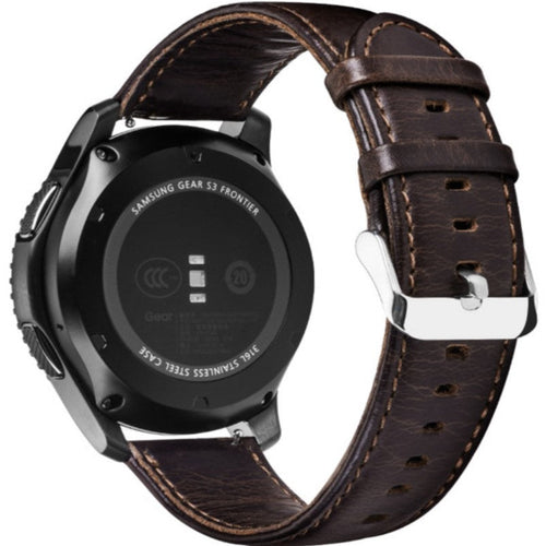Amazfit Bip 6 Lederarmband (Dunkel Braun)