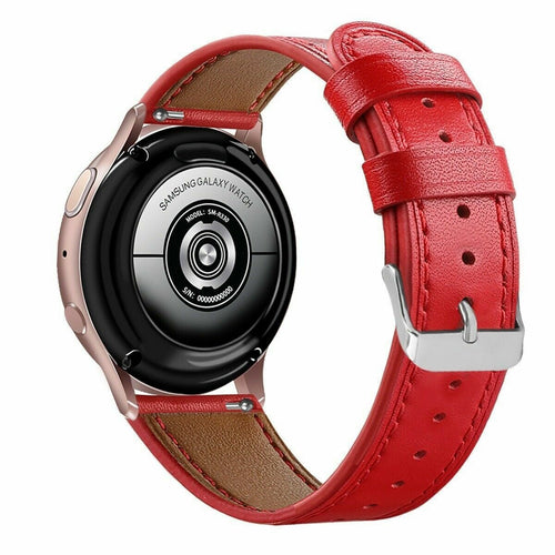 Withings Steel HR - 40mm Modernes Lederarmband (Rot)
