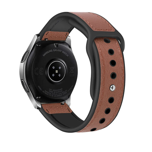 OnePlus Watch 3 Leder Hybrid-Armband (Hellbraun)