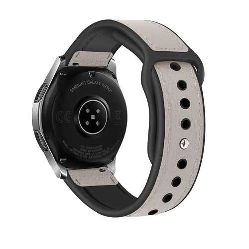 Suunto Run Leather Hybrid Strap (White)