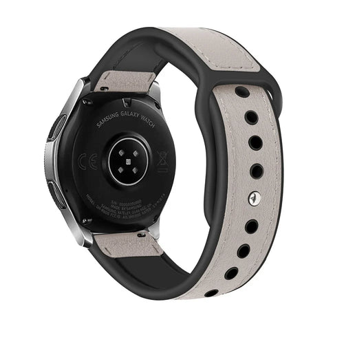 Coros Apex 46mm Leather Hybrid Strap (White)