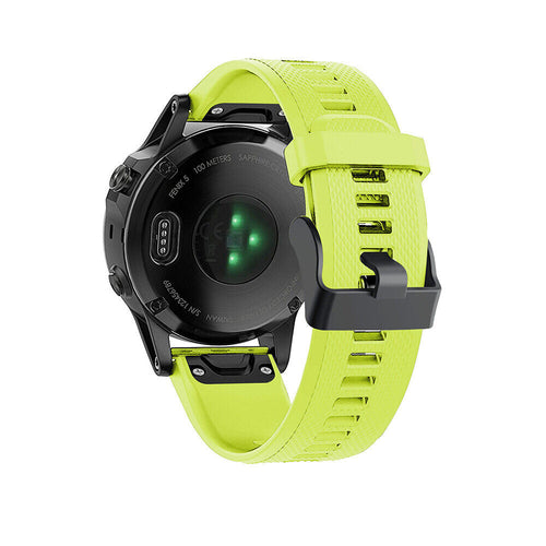 Garmin Quatix 8 Pro - 47mm Silicone Strap (Light Green)