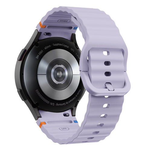 Samsung Galaxy Watch 7 44mm mit wellenförmigem Armband (Hell Lila)