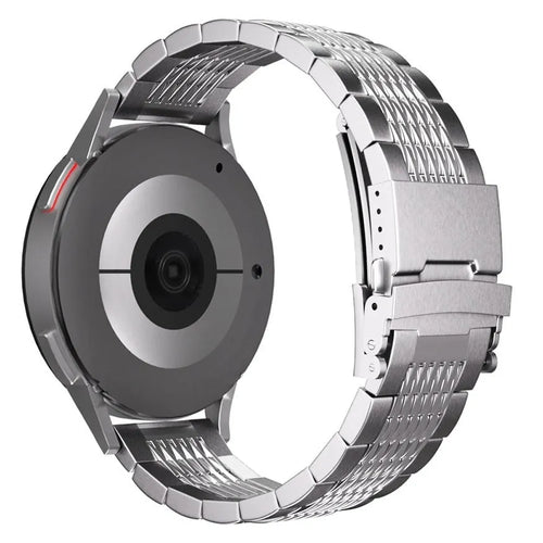 Amazfit Bip 6 Luxury Steel Chain Strap (Silver)