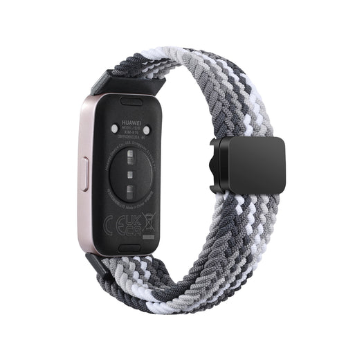 Huawei Band 8 Geflochtenes Armband (Mandala Schwarz)