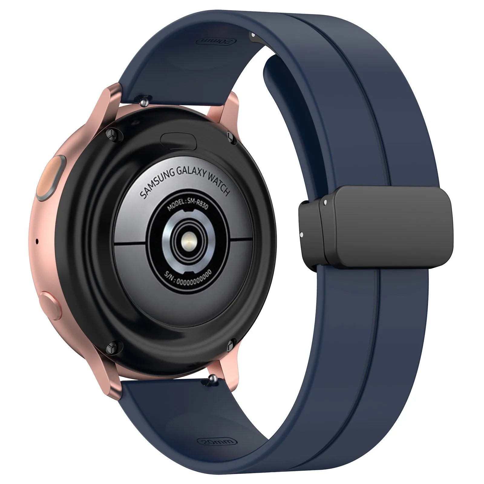 Amazfit GTS 4 D-Schnalle Silikonarmband (Dunkel Blau)