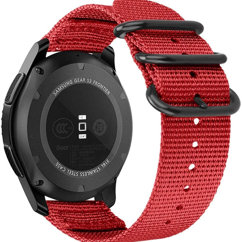 Amazfit GTR 4 Nylon Buckle Strap (Red)
