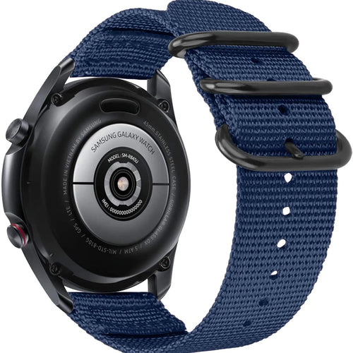Fossil Gen 4 Explorist (HR) Nylonarmband mit Schnallenverschluss (Blau)