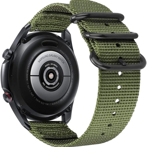 Fossil Gen 4 Explorist (HR) Nylon Strap with Buckle (Green)