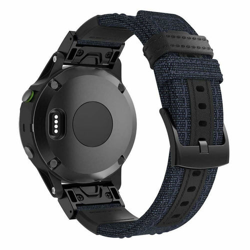 Garmin Forerunner 935 Hybrid Nylonarmband (Blau)