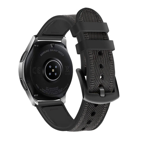 ICE Smart TKS Rectangular 1.41 Nylon Hybrid Strap (Black)