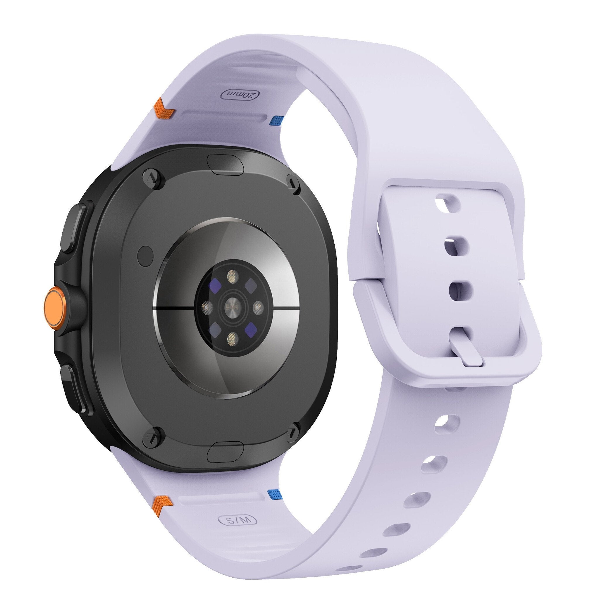 Samsung Galaxy Watch 8 - 44mm Silikonarmband (Hell Lila)