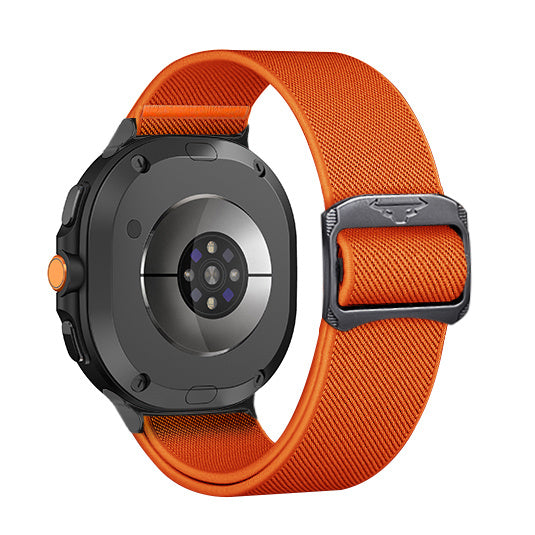 Samsung Galaxy Watch 8 Classic Elastisches Armband (Orange)
