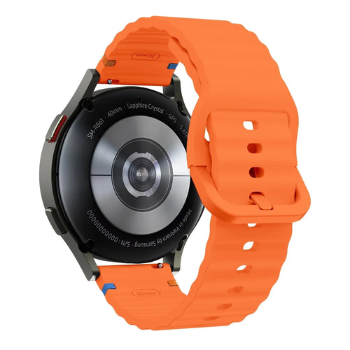 Suunto Race (s) Wellen -Silikonarmband (orange)