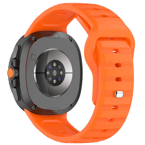 Samsung Galaxy Watch 9 - 44mm Outdoor Silicone Strap (Orange)