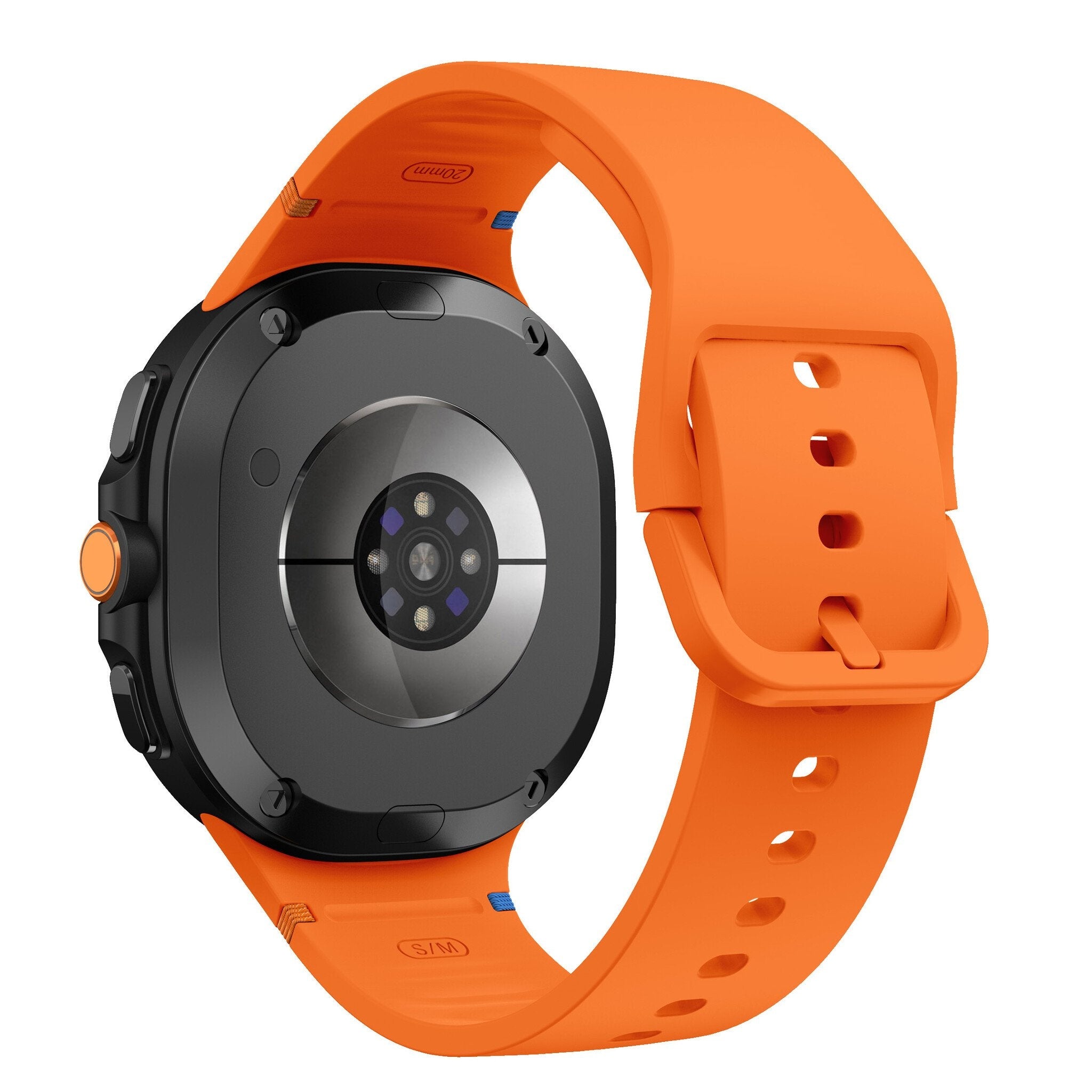 Samsung Galaxy Watch 8 - 44mm Silikonarmband (Orange)