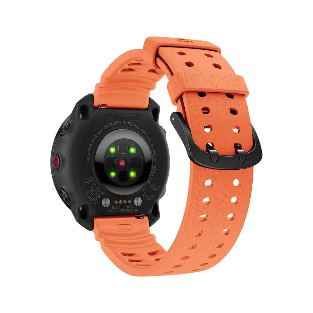 Polar Vantage M3 Silikon-Grain-Armband (Orange)