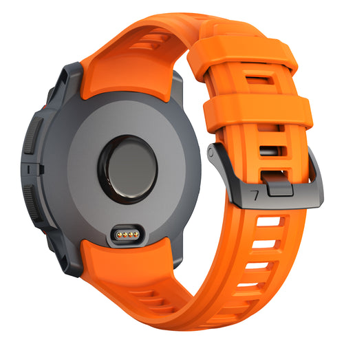 Garmin Instinct 3 - 50mm Silicone Strap 'Perfect Fit' (Orange)