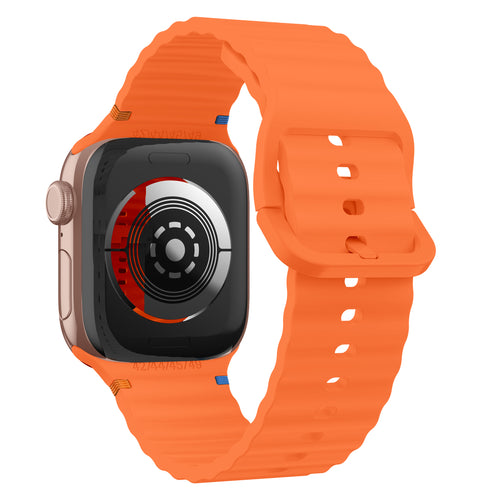 Apple Watch Ultra Wave Silicone Strap (Orange)