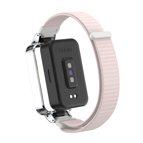 Xiaomi Smart Band 9 Active Nylonarmband (Hellrosa)