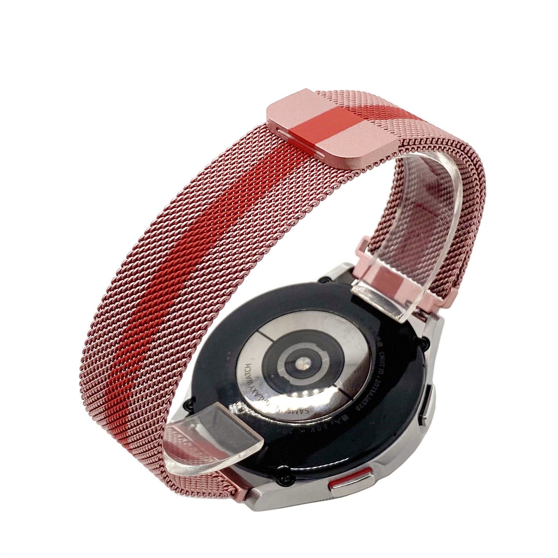 Samsung Galaxy Watch 3 45mm Milanese Armband (Rot/Rosa)