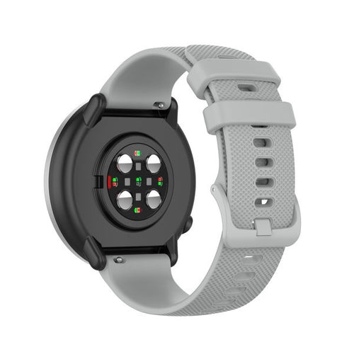 Watch Strap Premium Silicone 20mm - Quick Release (Grey)