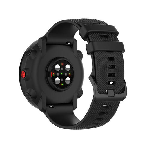 Amazfit GTR 4 Premium Silicone Strap (Black)