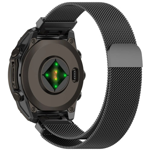 Garmin Fenix 8 Pro - 51mm Premium Milanese Armband (Dunkelgrau)
