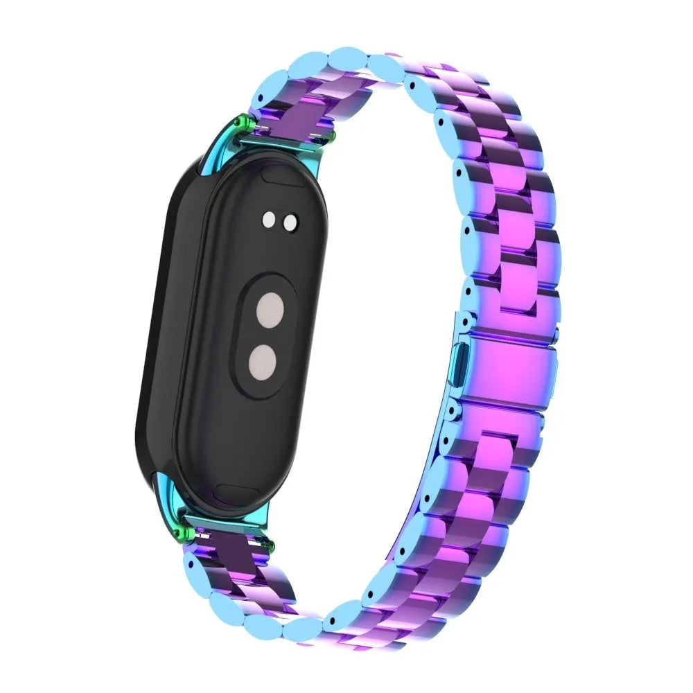 Steel Strap, on a watch, 3/4 rear view