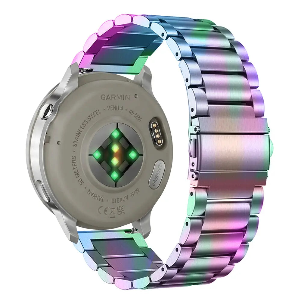 Garmin Forerunner 70 Stahlarmband (Regenbogen)