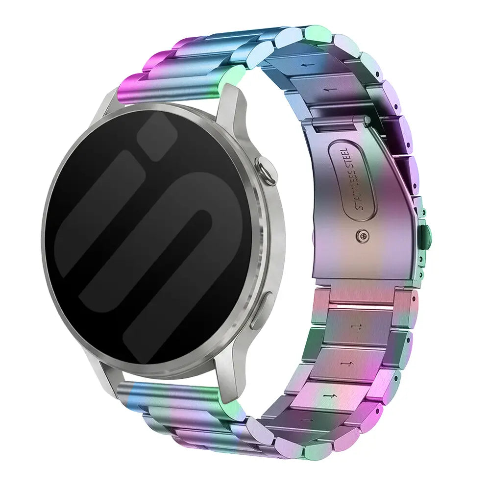 Garmin Forerunner 70 Stahlarmband (Regenbogen)