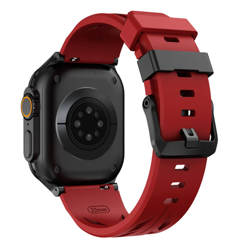 Apple Watch Race Silikonarmband (Rot)