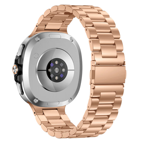 Samsung Galaxy Watch 8 Classic Stahlarmband (Roségold)