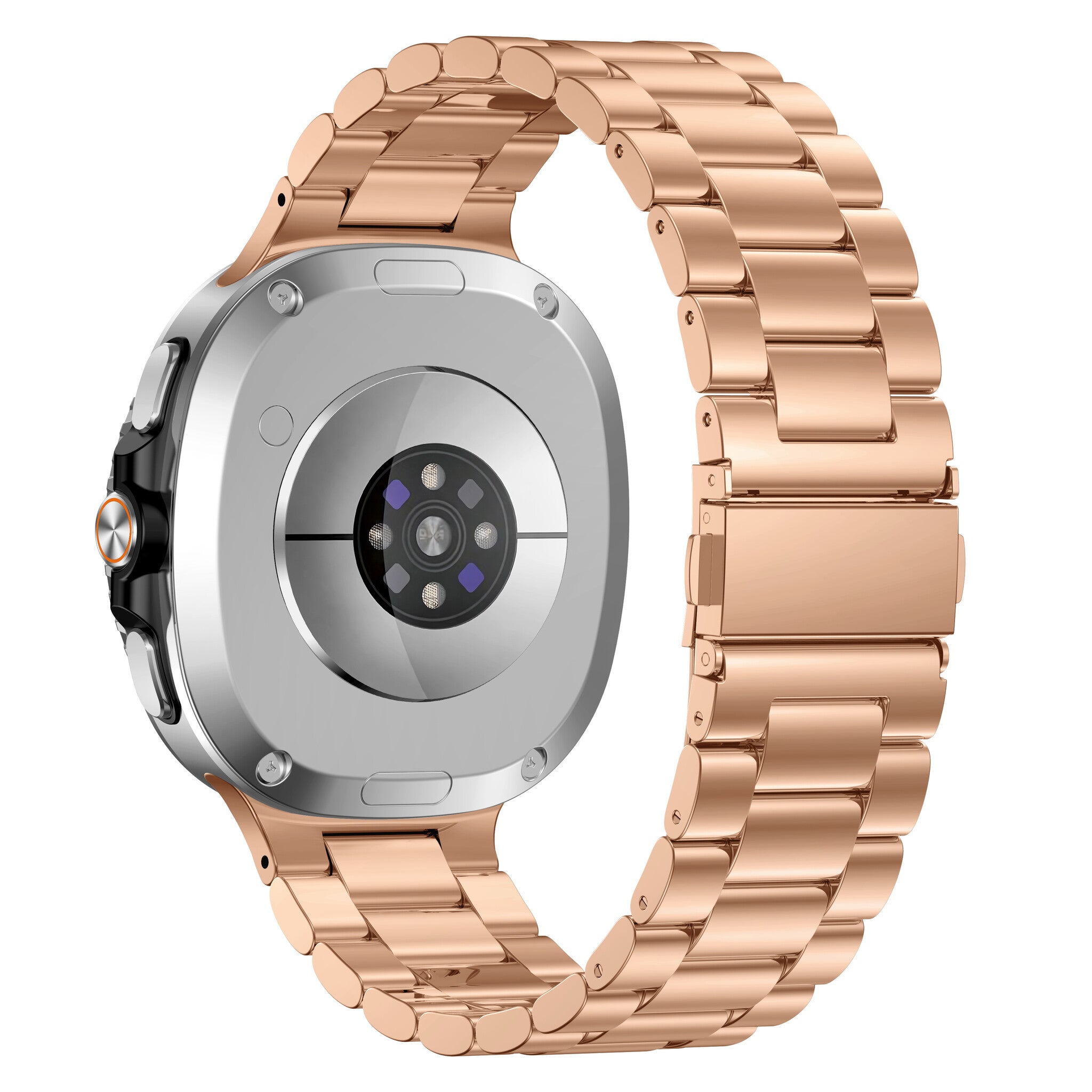 Samsung Galaxy Watch 8 Classic Stahlarmband (Roségold)