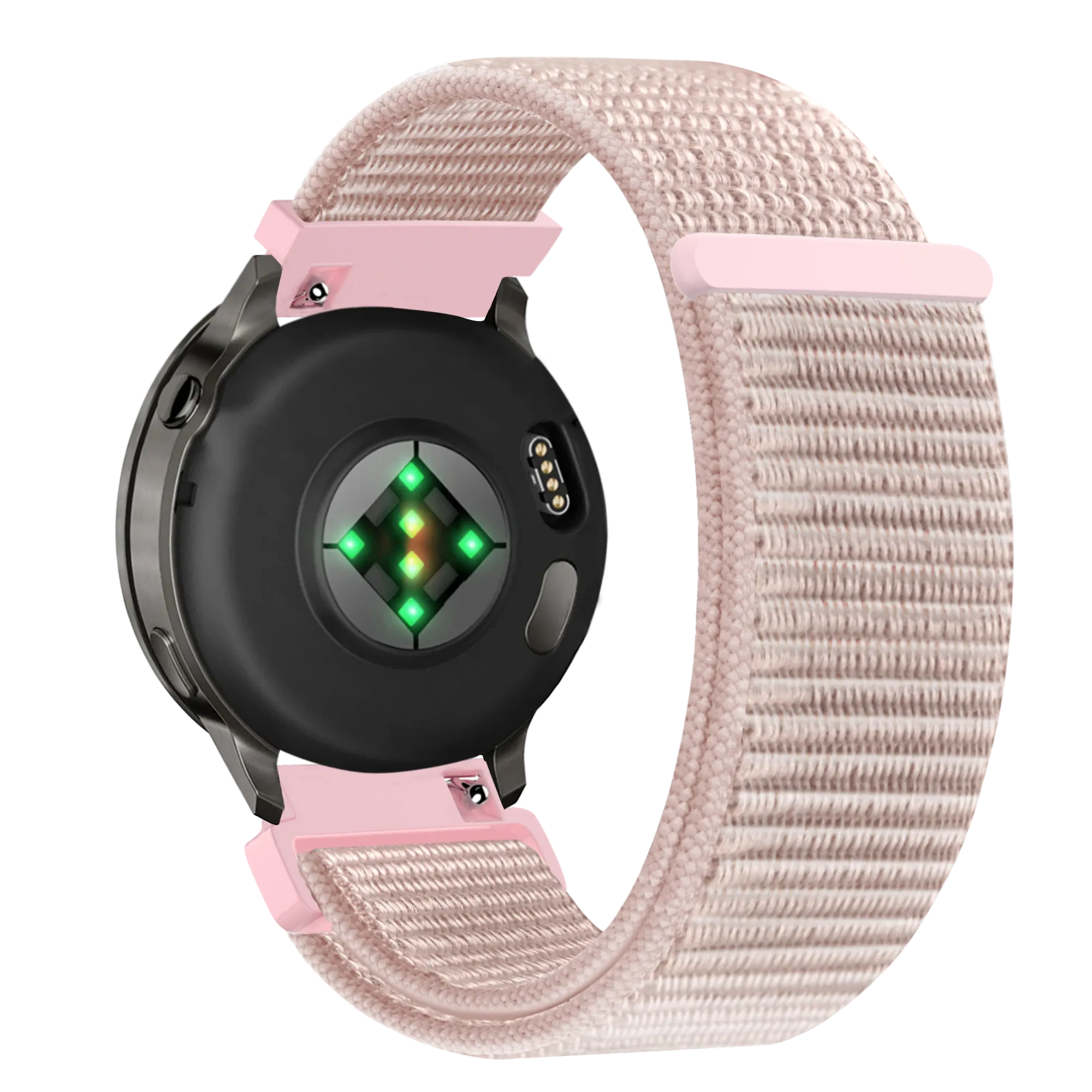 Bandz Garmin Forerunner 265s Nylon Loop Armband (Roségold)