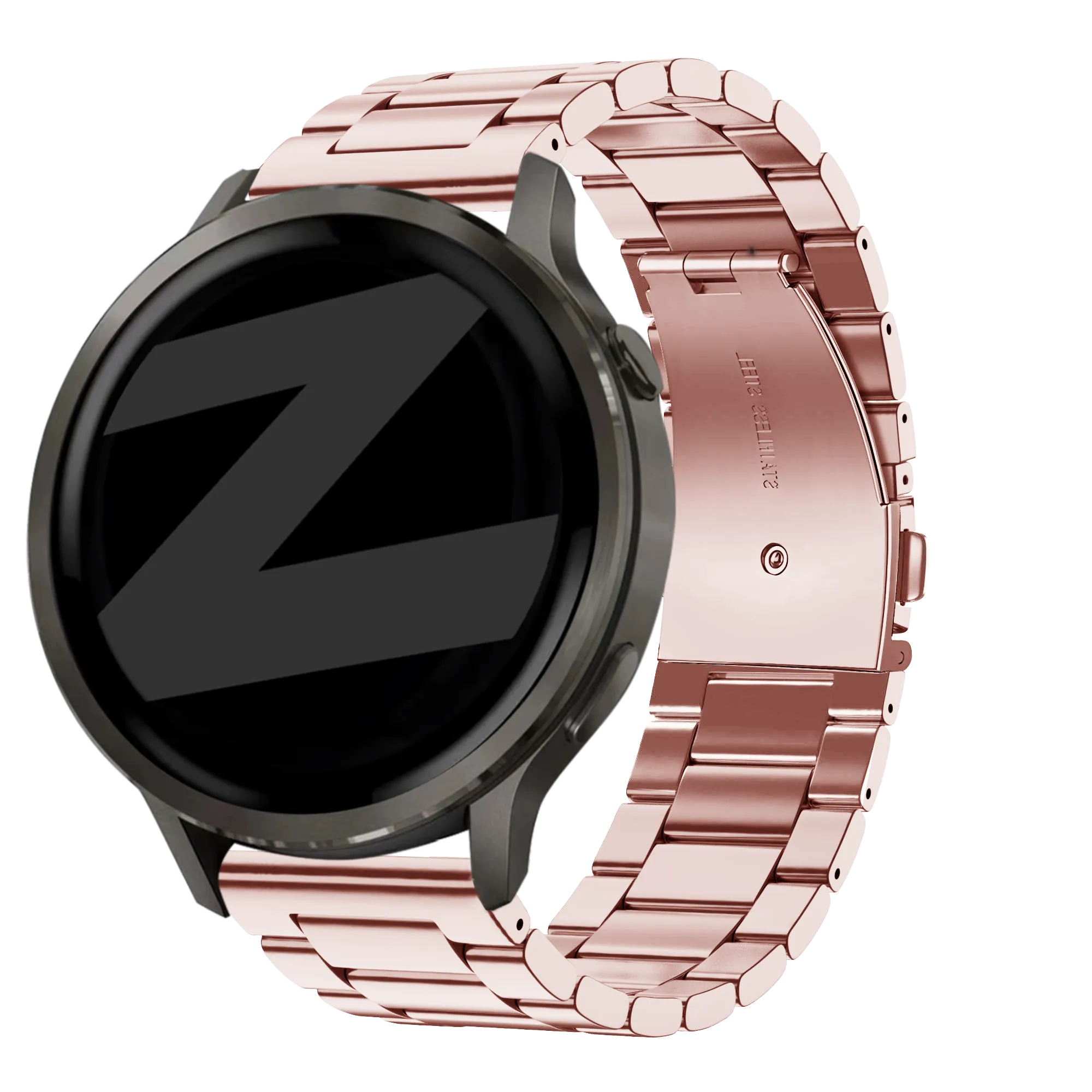 Bandz Garmin Forerunner 70 Steel Strap 'Classic' (Pink)
