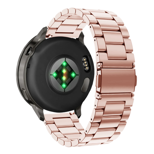 Bandz Garmin Vivoactive 3 Steel Strap 'Classic' (Pink)