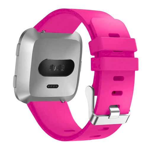 Silicone Strap, on a watch, 3/4 rear view
