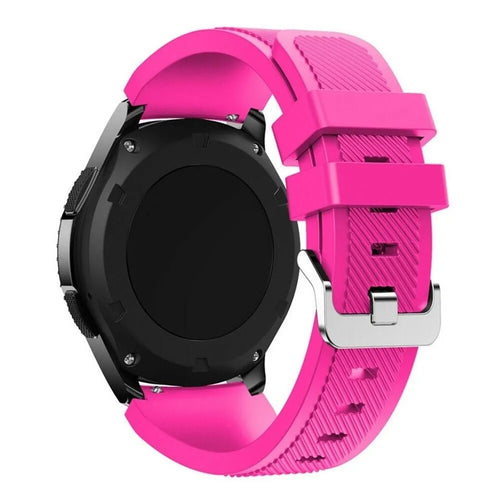 Oppo Watch S Twill Silicone Strap (Bright Pink)