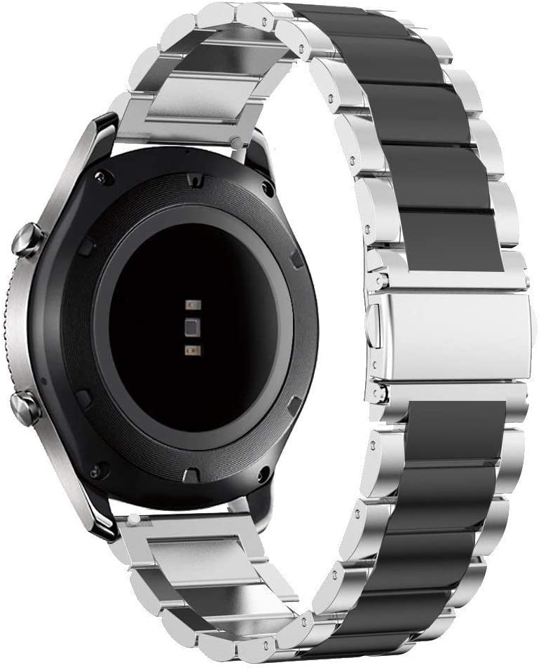 Garmin Approach S12 Stahlarmband (Silber/Schwarz)