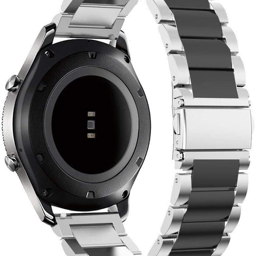 Garmin Vivomove Trend Stahlarmband (Silber/Schwarz)
