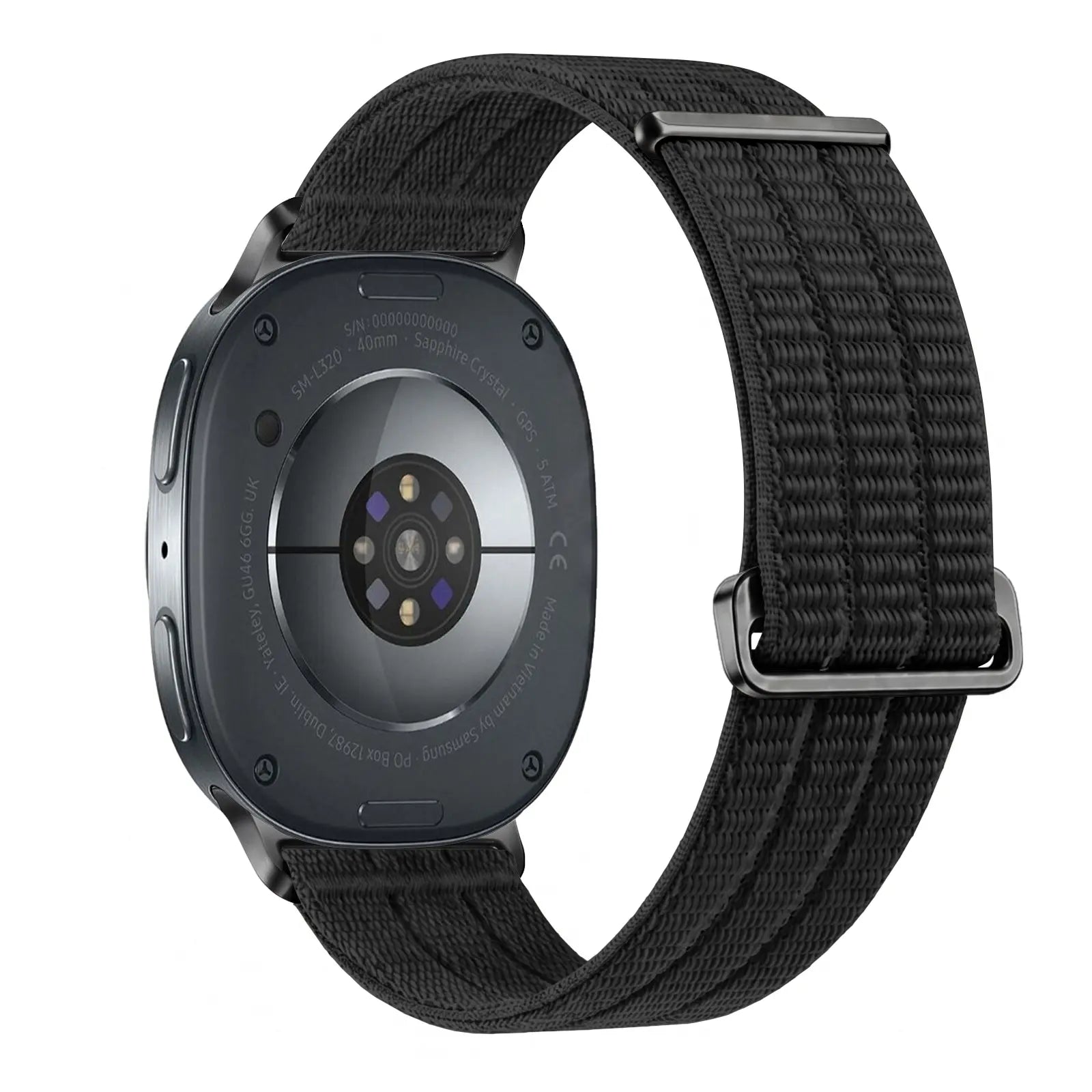 Samsung Galaxy Watch 8 - 40mm Nylon Air Strap (Black)
