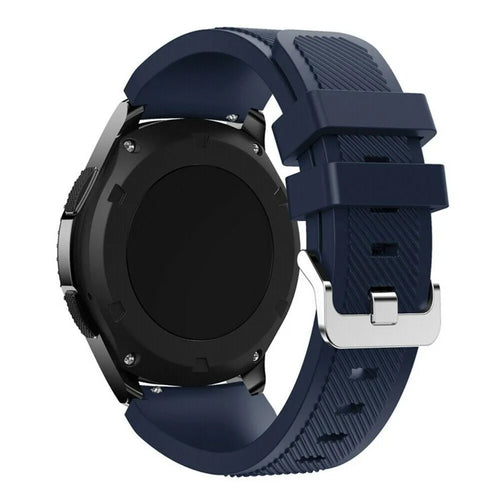 Oppo Watch X Twill Silicone Strap (Dark Blue)