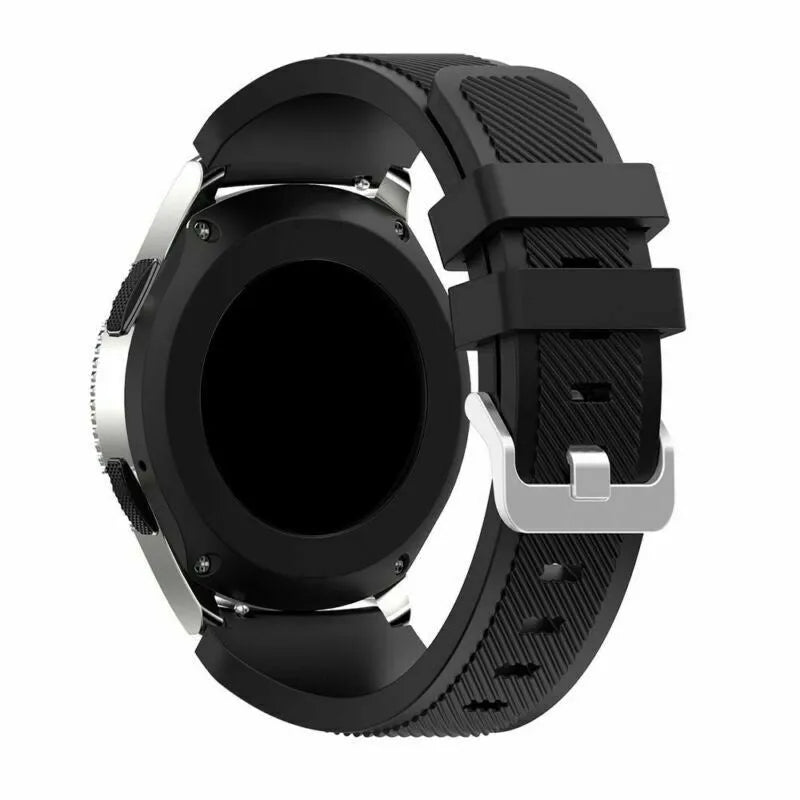 Coros Apex 42mm Twill Silikonarmband (Schwarz)