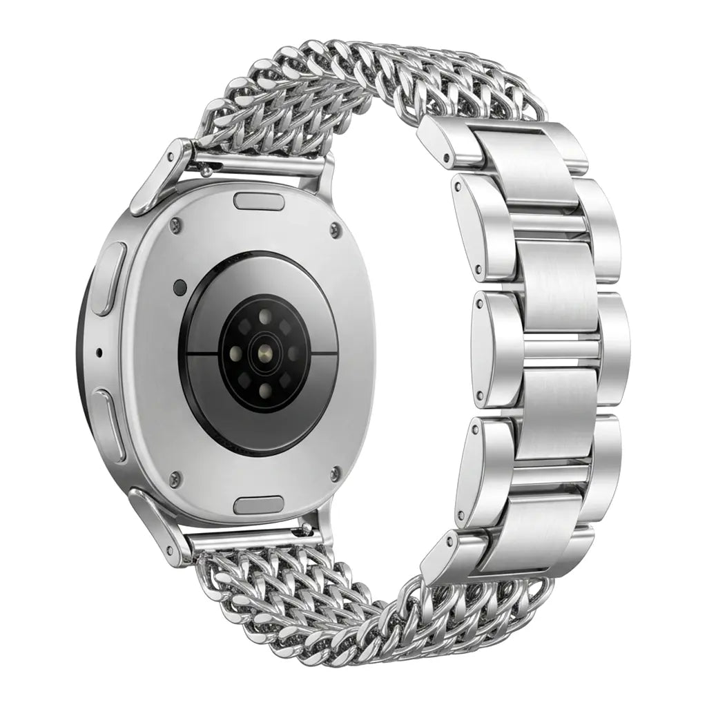 Samsung Galaxy Watch 9 - 44mm Metall Mesh Armband (Silber)