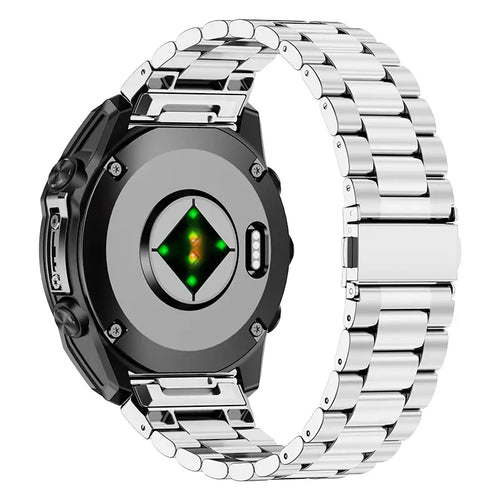Garmin Instinct E - 40mm Premium Stahlarmband (Silber)