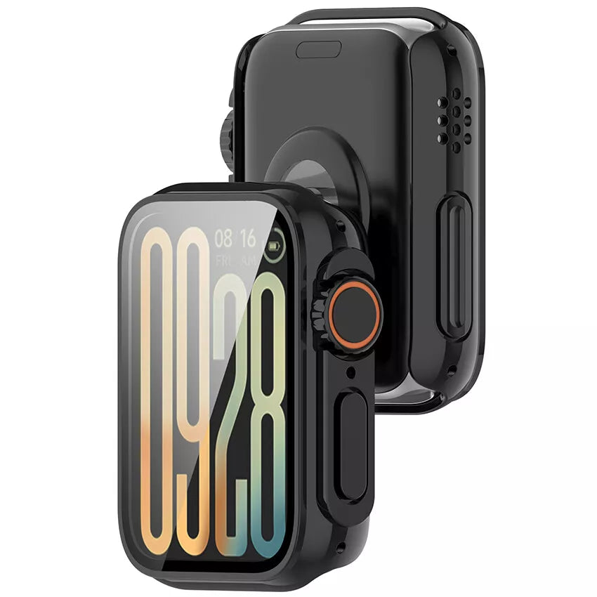 Xiaomi Smart Band 9 Pro PC Hülle mit Glass (Schwarz)